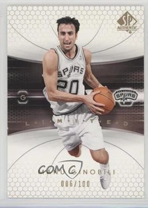 2004-05 SP Authentic Limited /100 Manu Ginobili #76 HOF - Picture 1 of 3