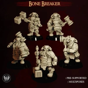 Dwarf Army Bone Breaker (x5)/Mordheim/Lord of the Rings/Dungeons and Dragons - Picture 1 of 1