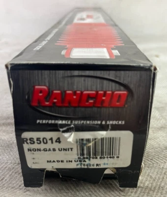 Suspension Shock Absorber-RS5000X Rancho RS5014 Front fits; Ford F-250 1963-1979 - Изображение 1 из 4