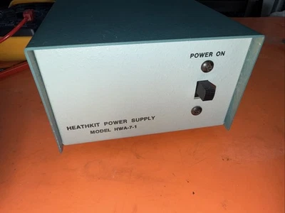 HEATHKIT MODEL HWA-7-1 ACCESSORY POWER SUPPLY HAM RADIO Anderson Power Plugs - Image 1 of 4