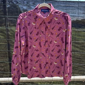Princess Highway Top Size 12 Multicoloured Marigold Floral Button Up Long Sleeve - Bild 1 von 23