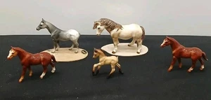 Cavalli Hagen-Renaker - Set di 5 - Foto 1 di 3