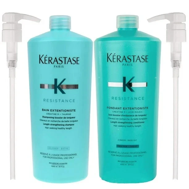 Kerastase Bain Force Architecte & Ciment Anti Usure 34oz / 1000ml duo w/ pumps - Image 1 of 1