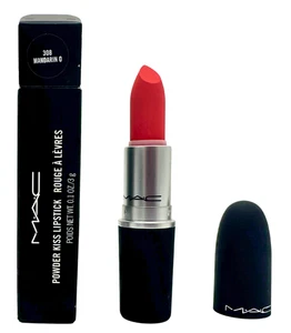 Mac Cosmetics Powder Kiss Lipstick Lippenstift 308 MANDARIN O NEU - Bild 1 von 10