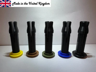 Stainless Steel Core Wheelie Bin Lid Hinge Pin -  55mm x 12mm Various Colours - Image 1 of 4