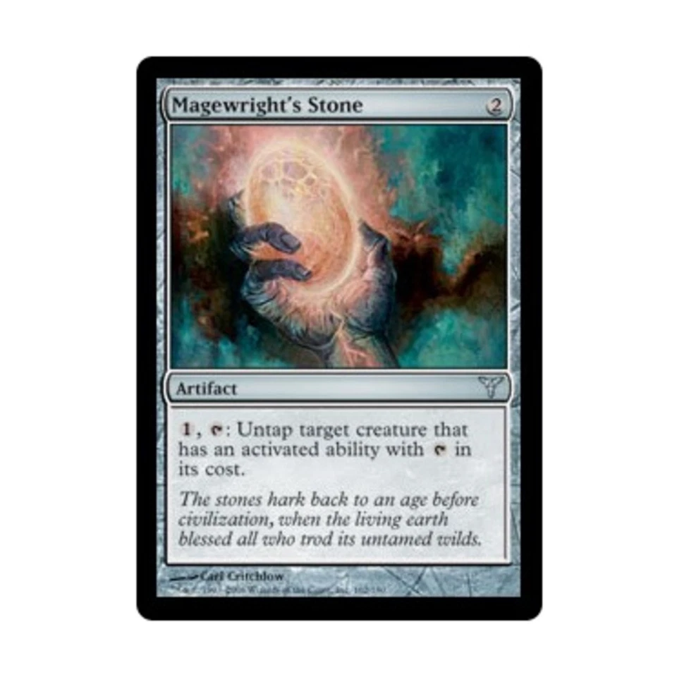 WOTC MtG Dissension Magewright's Stone (U) (Foil) Fair - Image 1 of 1