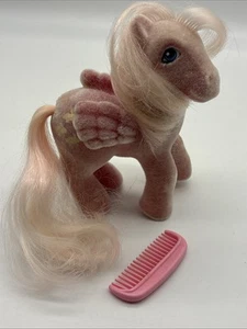 VTG My Little Pony G1 So Soft Ponies Hippity Hop Flocked Pegasus 1985 MLP READ - Picture 1 of 14
