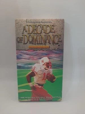 HUSKER VISION A DECADE OF DOMINANCE VHS Nebraska Cornhuskers Complete - Image 1 of 3