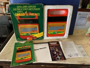 VINTAGE gioco elettronico IL GRILLO PARLANTE CLEMENTONI TEXAS INSTRUMENS WORKING - Picture 1 of 8