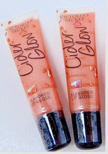 2 VICTORIA'S SECRET CIDER GLOW FLAVORED LIP GLOSS SHINE .46 oz SEALED NEW! - Picture 1 of 7