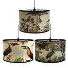Bamboo Lampshade Retro Style Lighting Fixtures Housing Cover  Simple Chandelier