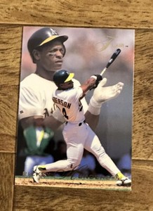 Rickey Henderson 1993 Flair Athletics Baseball Card #260