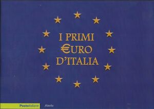 ITALIA 2002 FOLDER Primi Euro d'Italia