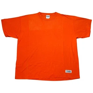 Camiseta deportiva vintage Discus para hombre 2XL XXL naranja en blanco lisa EE. UU. 90s grunge - Imagen 1 de 9