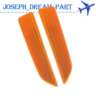 2X Fit For 2007 - 2010 BMW X3 E83 Front Left & Right Side Bumper Cover Reflector Foto 1 de 4