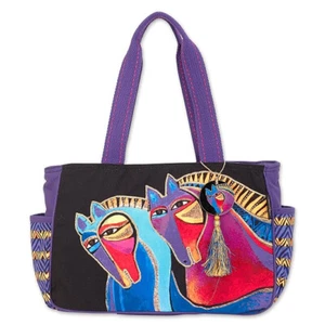 Laurel Burch Peruvian Mares 17x9 Medium Tote – LB8021 - Picture 1 of 1
