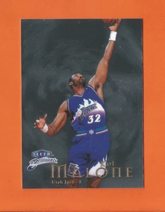 1998-99 FLEER BRILLIANTS KARL MALONE #75 UTAH JAZZ - Foto 1 di 2