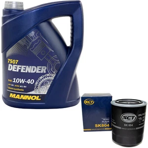 Motoröl Set 10W-40 5 Liter + Ölfilter SK 804 für VW Taro  - Bild 1 von 4