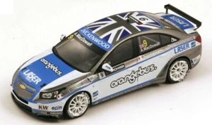 MODELLINO AUTO STATICO SPARK CHEVROLET CRUZE 1.6T #9 WTCC 2013 MACDOWALL 1:43 - Foto 1 di 5