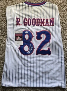 CAMISETA DE LOS BANCHWARMERS FIRMADA POR DAVID SPADE JSA RICHIE GOODMAN - Imagen 1 de 2