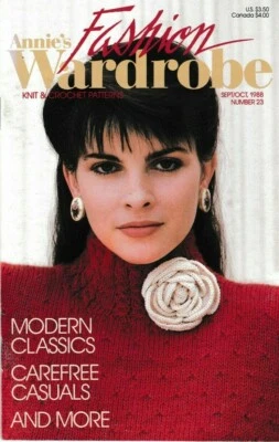 Revista Annie's Fashion Wardrobe Knit & Crochet | Septiembre/Octubre 1988 No. 23 Foto 1 de 4