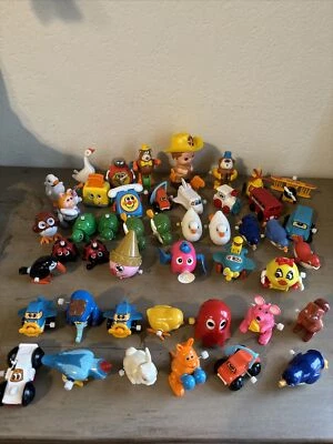TOMY Vintage Wind Up Toys Lot. 46 Pcs. Cowboy/animals/cars. - image 1 of 4