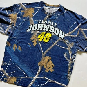 Nascar Jimmie Johnson 48 Realtree Shirt tarnfarben Supreme Y2K XL Vintage AOP T-Shirt - Bild 1 von 10