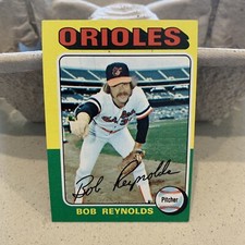 1975 Topps # 142 Doyle Alexander Baltimore Orioles Baseball Card Miscut Oddball