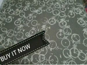 FABRIC"REMNANT"PC.HEAVY WT. POLY BLEND NEW TO STORE BICYCLES! - Picture 1 of 4