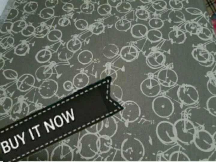 FABRIC"REMNANT"PC.HEAVY WT. POLY BLEND NEW TO STORE BICYCLES! - Image 1 of 4