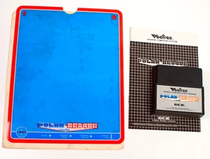 GCE 1983 Vectrex Polar Rescue Cartridge, Manual with Color Overlay - Bild 1 von 6
