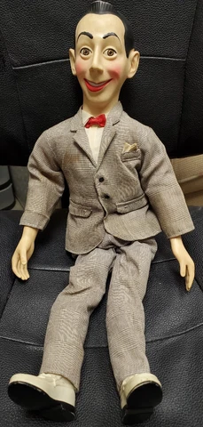 Vintage Pee Wee Herman Doll 1987 Matchbox Pull String (Distorted Voice) Toy Cover