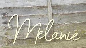 Personalised Wooden Name Large Wall Sign Room Décor Nursery Plaque Word Coloured - Picture 1 of 6