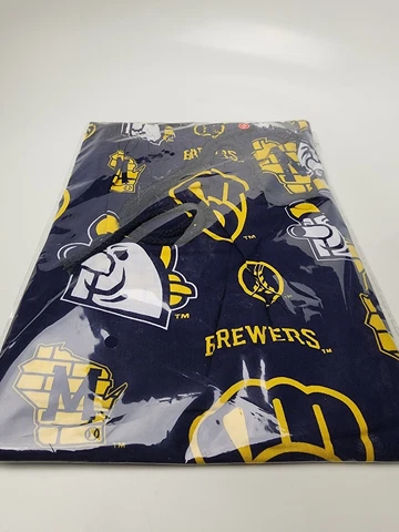 Milwaukee Brewers SGA Unisex XL Pajama Pants w/ New Logos Includes Barrelman Cover