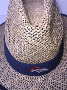 New Denver Broncos New Era Natural 2021 NFL Trianing Camp Official Straw Hat - Picture 1 of 7