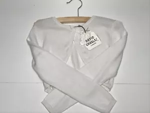 David Charles New Girls Kids LONG SLEEVE CARDIGAN SWEATER Sz: 6 RTL: $105 Q178 - Picture 1 of 2