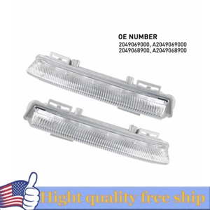 2* LED DRL Daytime Running Light Fog Lamp For Mercedes Benz W204 W212 C250 C280 - Picture 1 of 10