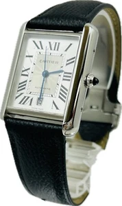 Doscount Cartier Tank Must WSTA0040 4324 XL Auto Mens Watch Near Mint A2912 - Picture 1 of 13