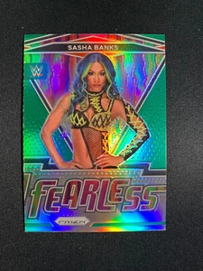 Panini Prizm WWE 2022 Sasha Banks verde sin miedo  - Imagen 1 de 2
