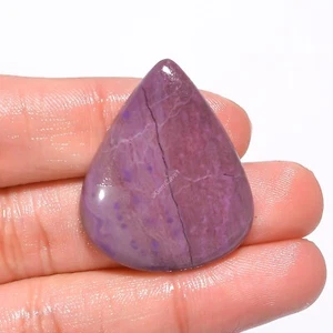 36.50 Cts Natural Lavender Quartz Loose Gemstone Pear Cabochon 35X28X5 mm - Picture 1 of 6