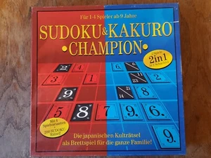Sudoku & Kakuro Champion - Brettspiel 4 Spielvarianten + 200 Sudoku-Rätsel - Bild 1 von 4