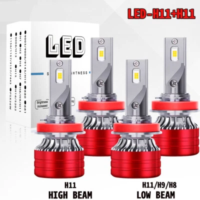 For Chevrolet Uplander 2005-2009 6000K Combo LED Headlight High Low Beam Bulbs - Image 1 of 4