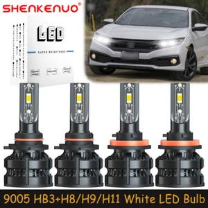 For Honda Civic 2015-2020 Combo 9005+H11 LED Headlights Bulbs High Low Beam Z8 - Picture 1 of 18