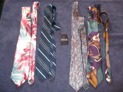 4 corbatas de cuello Ketch - 56 - 58 pulgadas / 3 - 4 pulgadas de ancho - patrones surtidos Foto 1 de 4