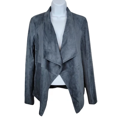 BB Dakota размер XS «Wade» куртка искусственной веганской замши грозы сланец синий новый с Ярлыками - Изображение 1 из 4