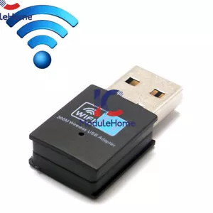 300Mbps Mini Wireless USB Wifi LAN Adapter Dongle Netzwerk 802.11b/g/n RTL8192 - Bild 1 von 3