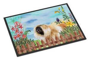 Pekingese Spring Indoor or Outdoor Mat 18x27 CK1243MAT - Picture 1 of 3
