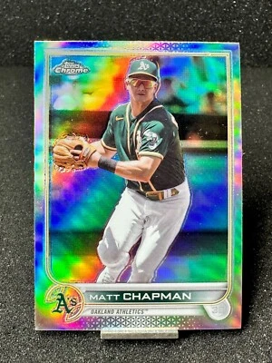 2022 Topps Chrome Sonic  MATT CHAPMAN  Refractor  #168 - Image 1 of 2