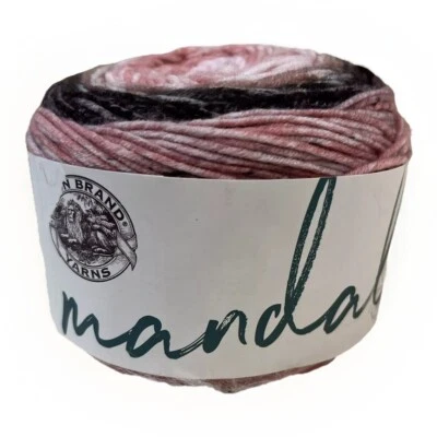 Lote de 1 madeja de hilo marca León Mandala Ombre pastel Felicity #10 rosas NUEVO Foto 1 de 4