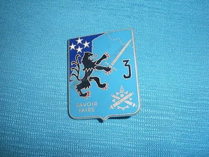865A Fraisse G 3292 Insignia 3rd Regiment Equipment H 4 cm - Picture 1 of 4